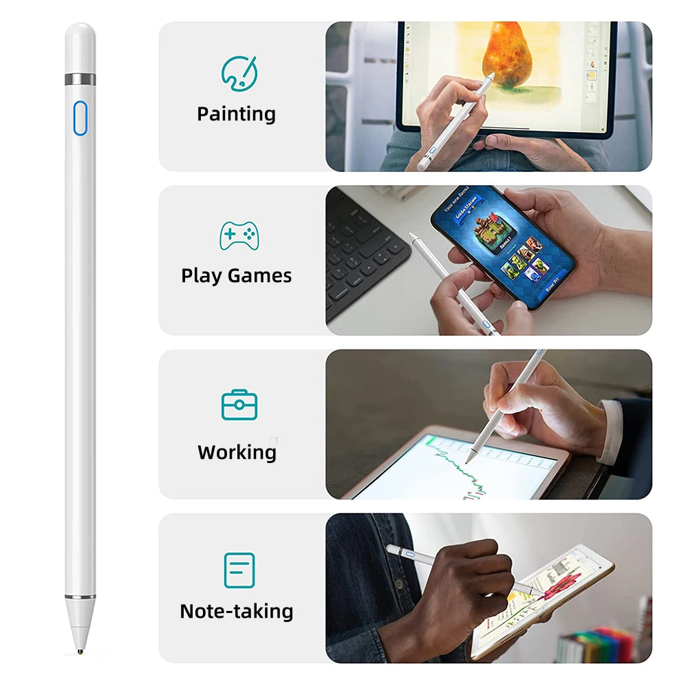 For Ipad Pencil Stylus Pen for Apple Pencil Touch Pen for Phone Ipad Pro Samsung Huawei Xiaomi Pencil Tablet Mobile IOS Android